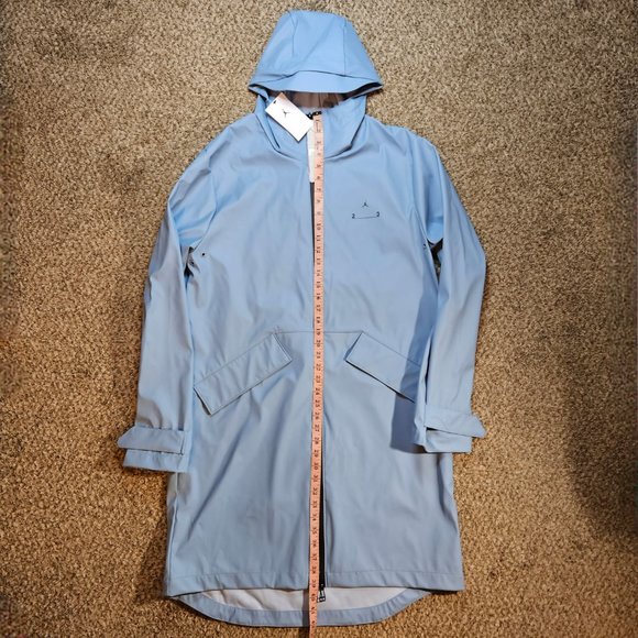 Nike Jordan 23 Engineered Trench Rain Jacket Men's Size Medium DV7691-427 Blue - Picture 3 of 12